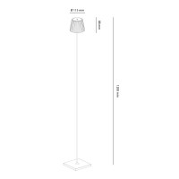 Mantra K2 Lampada da Terra LED Dimmerabile a Batteria