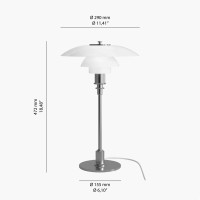 Louis Poulsen PH 3/2 Lampada da Tavolo a Luce Diffusa per