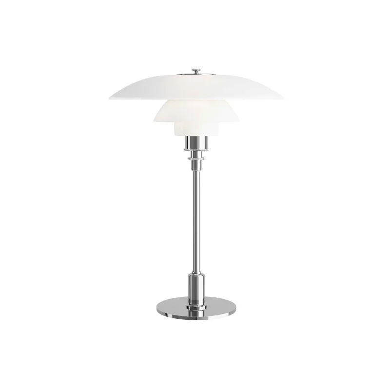 Louis Poulsen PH 3½-2½ Glass Table Lamp with Diffused Light for