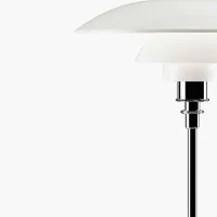 Louis Poulsen PH 3½-2½ Glass Table Lamp with Diffused Light for