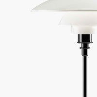 Louis Poulsen PH 3½-2½ Glass Table Lamp with Diffused Light for