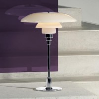 Louis Poulsen PH 3½-2½ Glass Lampada da Tavolo a Luce Diffusa