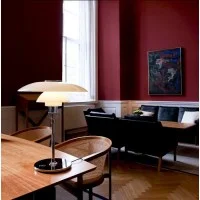 Louis Poulsen PH 3½-2½ Glass Table Lamp with Diffused Light for