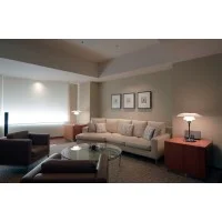 Louis Poulsen PH 4½-3½ Glass Table Chrome Lamp with Diffused