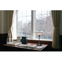 Louis Poulsen PH 4½-3½ Glass Lampada da Tavolo Cromo a Luce