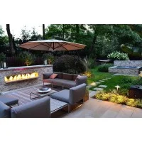 Ideal Lux Hub PT Adjustable LED Floor Lamp for Outdoor with