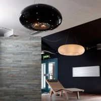 Fabbian Riccio Sospensione Lampada a Soffitto Alogena / LED