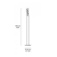 Artemide Decomposè Light Floor Dimmable Diffused Light LED Lamp