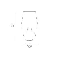 Fontana Arte Fontana Piccola Lampada Da Tavolo a Luce Diffusa