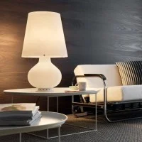 Fontana Arte Fontana Media Lampada Da Tavolo a Luce Diffusa con