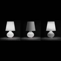 Fontana Arte Fontana Large Table Lamp with Diffused and Fontana Arte Fontana Large Table Lamp with Diffused and
