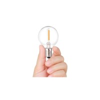 Lampadina LED, globo, fumé, luce calda, 4W=100LM (equiv 28 W), 360