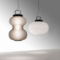 Fontana Arte Kanji Suspension Dimmable LED Lamp with Direct and