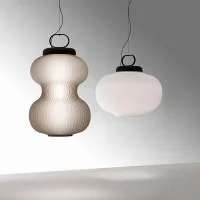 Fontana Arte Kanji Suspension Dimmable LED Lamp with Direct and