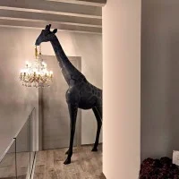 Qeeboo Giraffe In Love M 2,65 mt Giraffe with E14 Dimmable For
