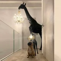Qeeboo Giraffe In Love M 2,65 mt Giraffe with E14 Dimmable For