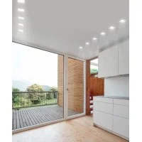 Lampo Ceiling Recessed Square Spotlight GU10 Adjustable In