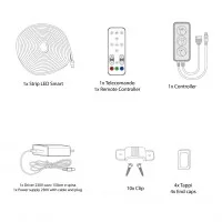 Lampo Tupo Striscia LED IP68 Smart RGB 12V 4W/metro 5 Metri Lampo Tupo Striscia LED IP68 Smart RGB 12V 4W/metro 5 Metri