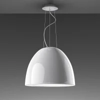 Artemide Nur Gloss Direct Light Dome Suspension Lamp Design By