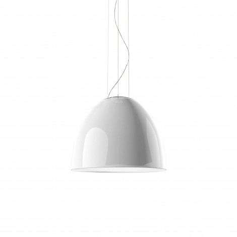 Artemide Nur Gloss Direct Light Dome Suspension Lamp Design By