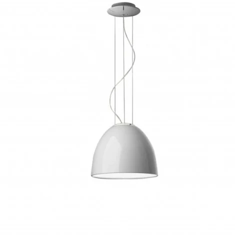 Artemide Nur Mini Gloss Direct Light Dome Suspension Lamp