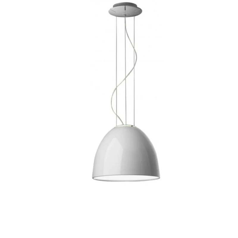 Artemide Nur Mini Gloss Direct Light Dome Suspension Lamp