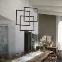 Ideal Lux Frame SP LED Suspension Lamp for Indoor with Indirect