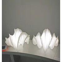 Artemide Mendori Foldable LED Dimmable Table Lamp in Recycled Artemide Mendori Foldable LED Dimmable Table Lamp in Recycled