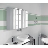 Lampo Barra Sopra Specchio a LED 230V Faretto Lineare Design