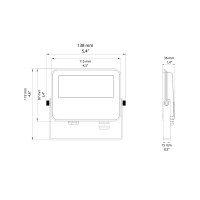 Beneito Faure Sky 10W Switch Proiettore a LED Tunable White
