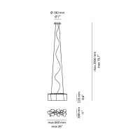 Artemide Logico Mini Suspension 3 in Line Dimmable Indoor Lamp
