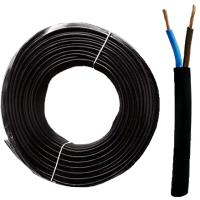 Cavo Nero in Neoprene 2x1.00 mm2 H07RN-F Bipolare Blu-Marrone 1