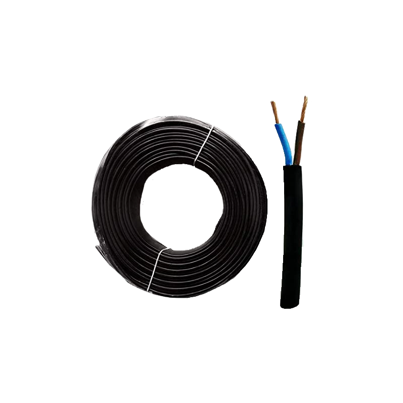 Cavo Nero in Neoprene 2x1.00 mm2 H07RN-F Bipolare Blu-Marrone 1