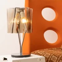 Artemide Logico Table Dimmable Indoor Lamp in Blown Glass by De