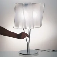 Artemide Logico Table Dimmable Indoor Lamp in Blown Glass by De