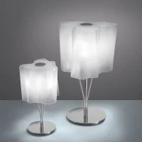 Artemide Logico Mini Table Dimmable Indoor Lamp in Blown Glass