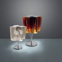 Artemide Logico Mini Table Dimmable Indoor Lamp in Blown Glass