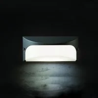 Sovil Dome 10W LED Wall Lamp Applique in Aluminum for Outdoor