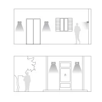 Sovil Dome Lampada LED 10W da Parete Applique in Alluminio per Sovil Dome Lampada LED 10W da Parete Applique in Alluminio per