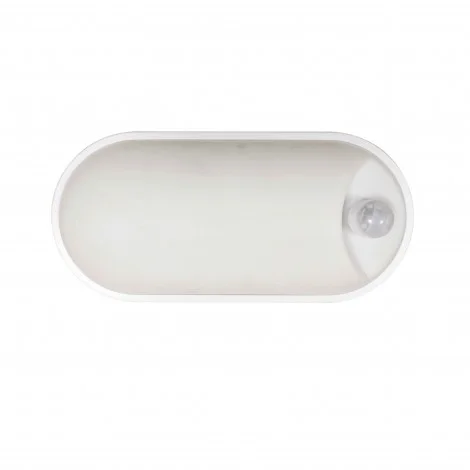 Lampo Plafoniera Ovale 18W LED Sistema Tricolor con Sensore PIR