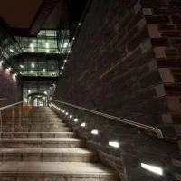 Lampo Segnapasso Rettangolare Ultrapiatto Inclinato a LED