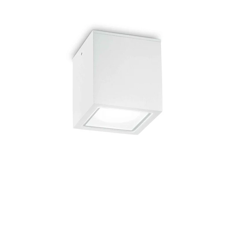 Ideal Lux Techo PL1 Big Cube Ceiling Plafòn Lamp for Outdoor Ideal Lux Techo PL1 Big Cube Ceiling Plafòn Lamp for Outdoor