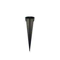 Flos Black Stake Accessory for Bollards with Base for Ground