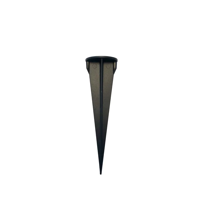 Flos Black Stake Accessory for Bollards with Base for Ground Flos Black Stake Accessory for Bollards with Base for Ground