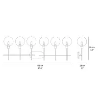 Ideal Lux Maracas PL6 Ceiling LED Lamp with 6 Adjustable Lights