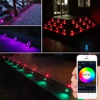 Lampo RGB 1.8W LED 12V Recessed Spotlight Walkable For Outdoor