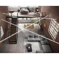 Ideal Lux TESI Adjustable Flexible Tape Steel Profile for Wall