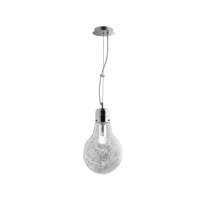 Ideal Lux Luce Max SP1 Lampada A Sospensione In Vetro E Ideal Lux Luce Max SP1 Lampada A Sospensione In Vetro E