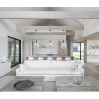 Ideal Lux Luce Max SP1 Suspension Lamp In Glass And Aluminum