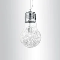 Ideal Lux Luce Max SP1 Lampada A Sospensione In Vetro E Ideal Lux Luce Max SP1 Lampada A Sospensione In Vetro E